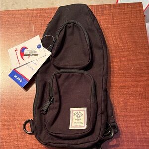 Champion Black Belt Bag with Dual Compartments